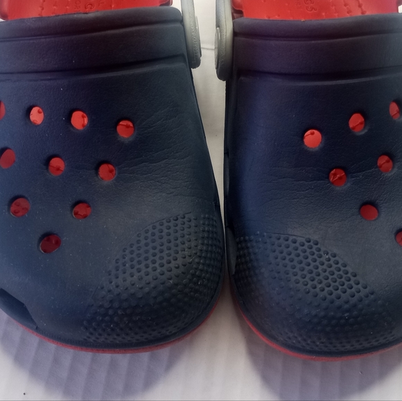 Crocs Electro Navy Little Kids Clogs - Picture 2 of 12